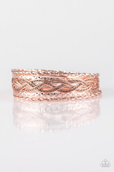 Straight Street - Rose Gold Paparazzi Accessories