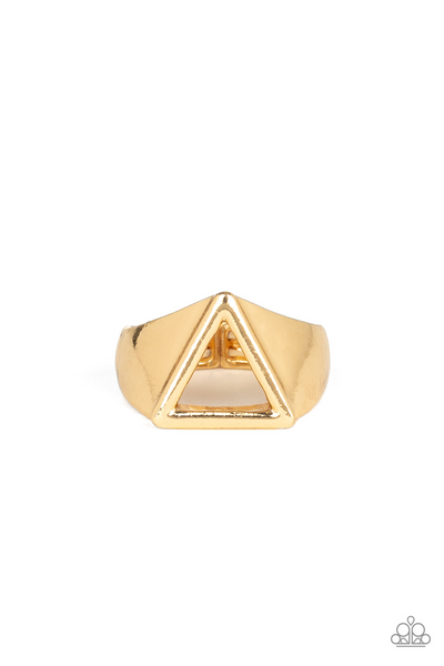 Trident - Gold Paparazzi Accessories