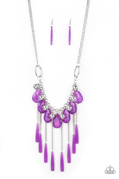 Roaring Riviera -  Purple  Paparazzi Accessories