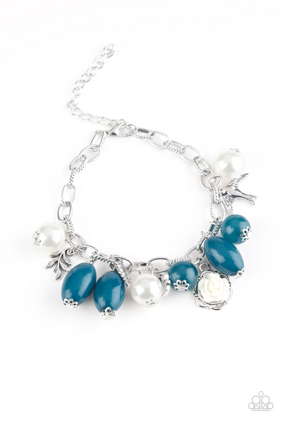 Love Dove  - Blue Paparazzi Accessories