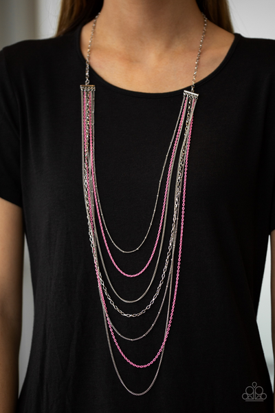 What A Colorful World - Pink Paparazzi Accessories