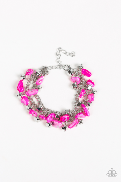 Plentiful Pebbles - Pink Paparazzi Accessories