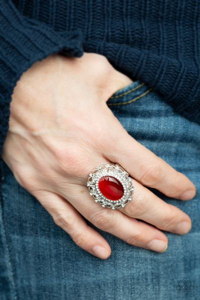 BAROQUE The Spell - Red Paparazzi Accessories
