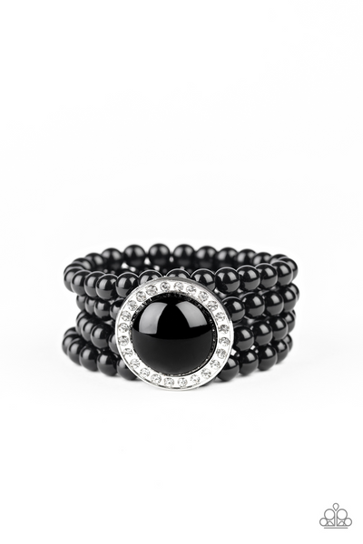 Top Tier Twinkle - Black Paparazzi Accessories
