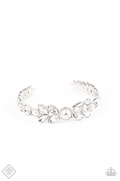 Regal Reminiscence - White Paparazzi Accessories