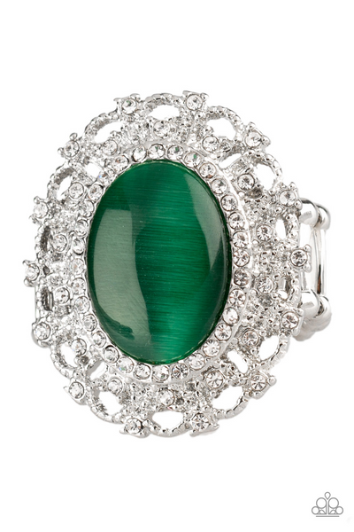 BAROQUE The Spell - Green Paparazzi Accessories