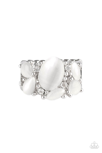 Modern Moonwalk - White Paparazzi Accessories