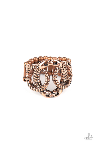 TRIO de Janeiro - Copper Paparazzi Accessories