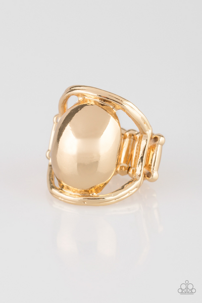 All Shins All The Time - Gold Paparazzi Accessories